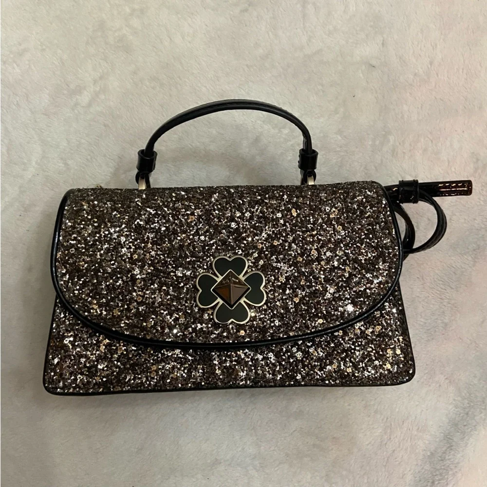 Kate Spade Odette Glitter Mini Crossbody Bag